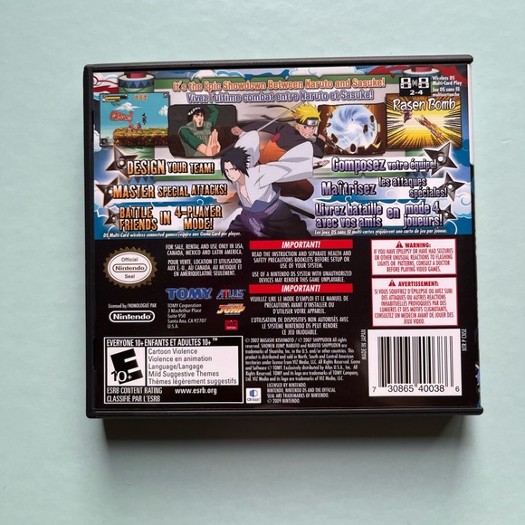 DS Naruto Shippuden: Naruto vs Sasuke - Picture 2 of 3